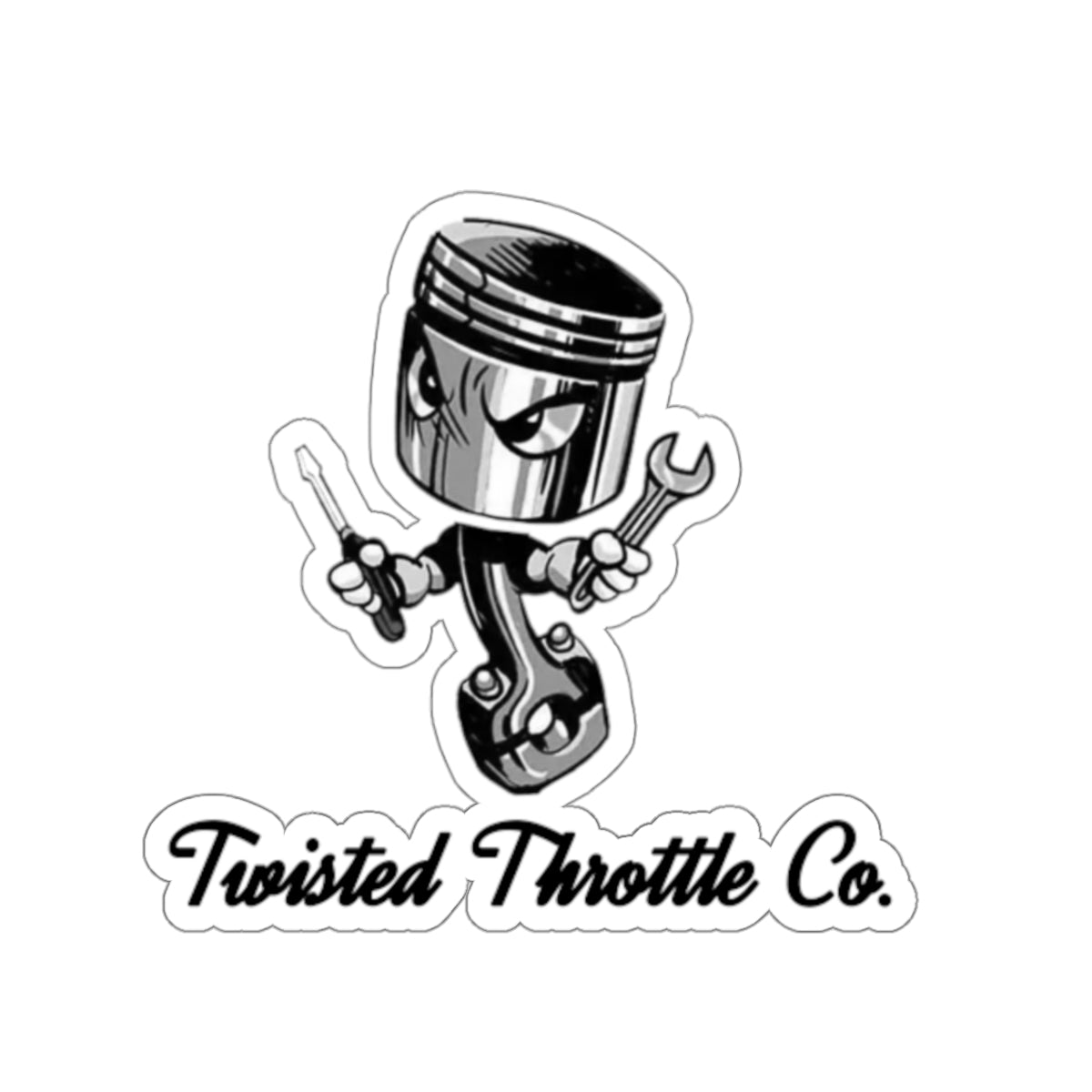 Twisted Throttle Sticker